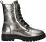 Nelson Kids leren veterboots zilver - Thumbnail 1