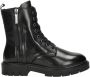 Nelson Kids leren veterboots zwart Meisjes Leer 33 - Thumbnail 1