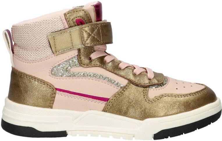 Nelson Kids sneakers goud Meisjes Imitatieleer Meerkleurig 29