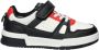 Nelson Kids sneakers zwart wit rood Jongens Imitatieleer Meerkleurig 35 - Thumbnail 1