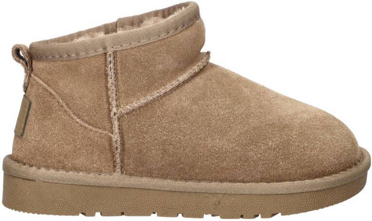 Nelson Kids suède enkelboots taupe