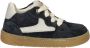 Nelson Kids suède sneakers donkerblauw multi - Thumbnail 1