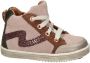 Nelson Kids suède sneakers roze bruin - Thumbnail 1