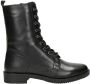 Nelson leren veterboots zwart - Thumbnail 1