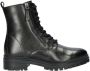 Nelson leren veterboots zwart - Thumbnail 1