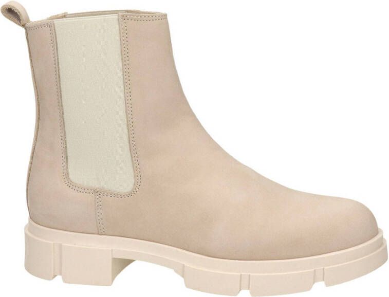 Nelson nubuck chelsea boots beige