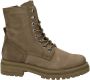 Nelson nubuck veterboots groen - Thumbnail 1