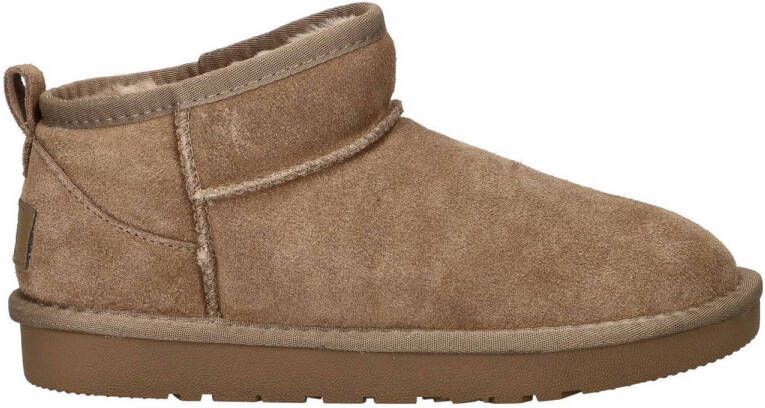 Nelson suède enkelboots taupe