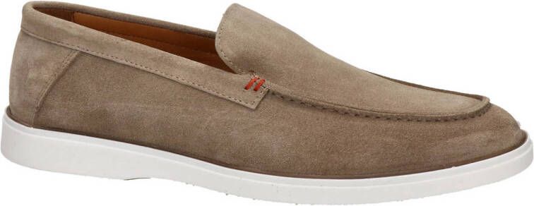 Nelson suède loafers beige