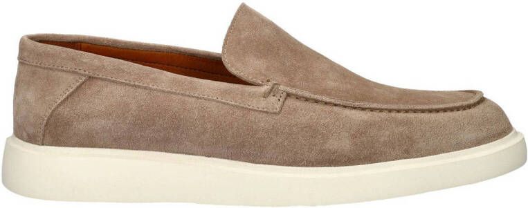 Nelson suède loafers taupe