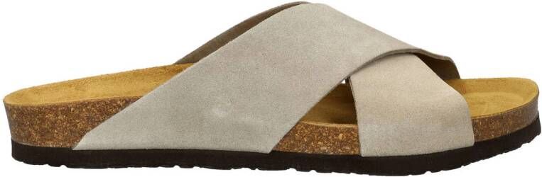 Nelson suède slippers beige