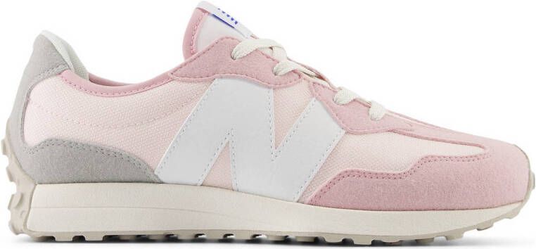 New Balance 327 sneakers lichtroze roze grijs Jongens Meisjes Nylon Meerkleurig 36