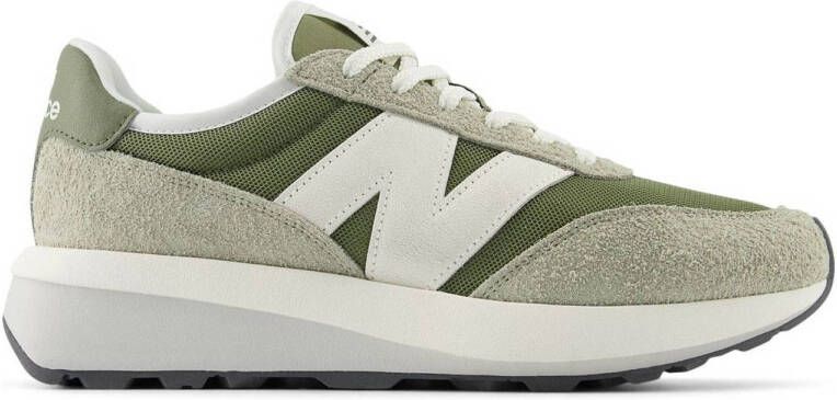 New Balance 370 sneakers olijfgroen beige