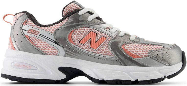 New Balance 530 sneakers zilver zalmroze wit