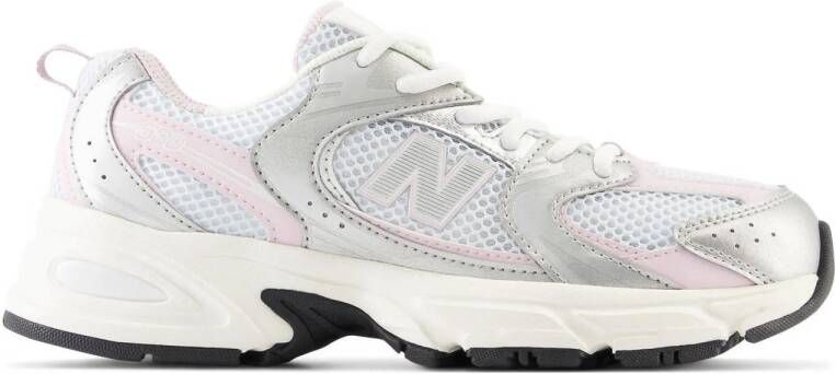 New Balance 530 sneakers lichtblauw zilver Jongens Meisjes Mesh Meerkleurig 36