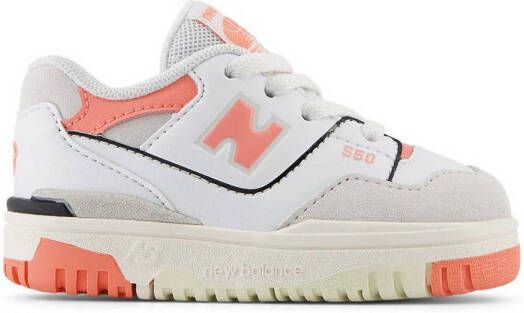 New Balance 550 sneakers wit beige oranje