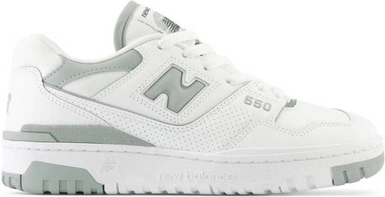 New Balance Witte Leren Sneakers Dames Bbw550Bg White Dames