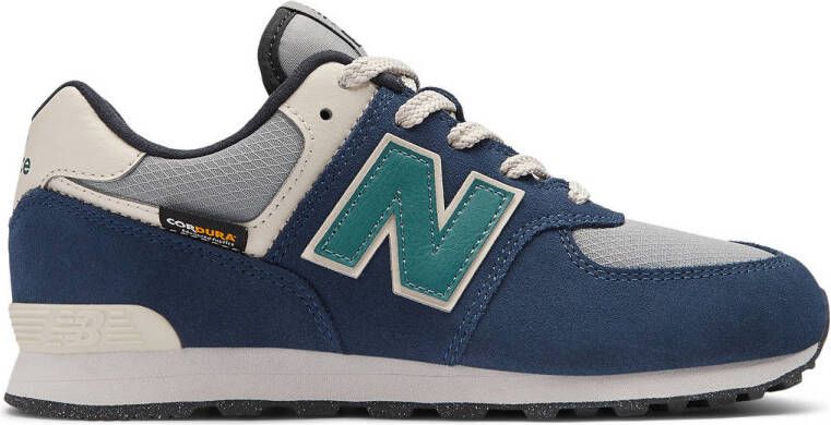 New Balance 574 sneakers blauw ecru petrol