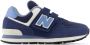 New Balance 574 sneakers donkerblauw wit - Thumbnail 1