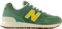 New Balance 574 sneakers groen geel - Thumbnail 1