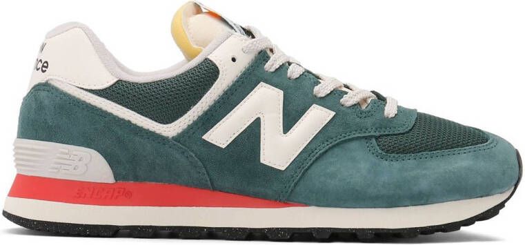 New Balance Stijlvolle Aqua Lage Sneakers Green Heren