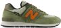 New Balance 574 sneakers groen oranje - Thumbnail 1