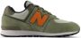 New Balance 574 sneakers kaki oranje - Thumbnail 1