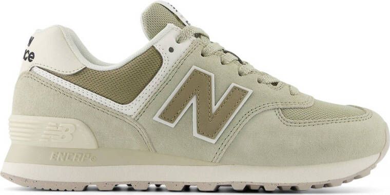 New Balance 574 sneakers lichtgroen olijfgroen