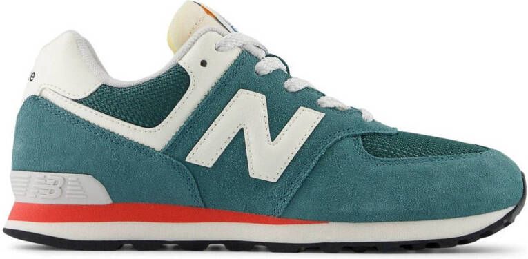 New Balance 574 sneakers petrol wit