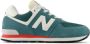 New Balance 574 sneakers petrol wit - Thumbnail 1