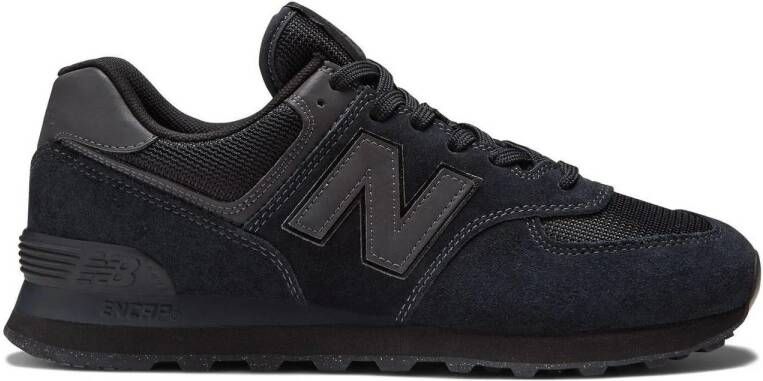 New Balance Suède Mesh Sneakers Stijlvol Ontwerp Black Heren