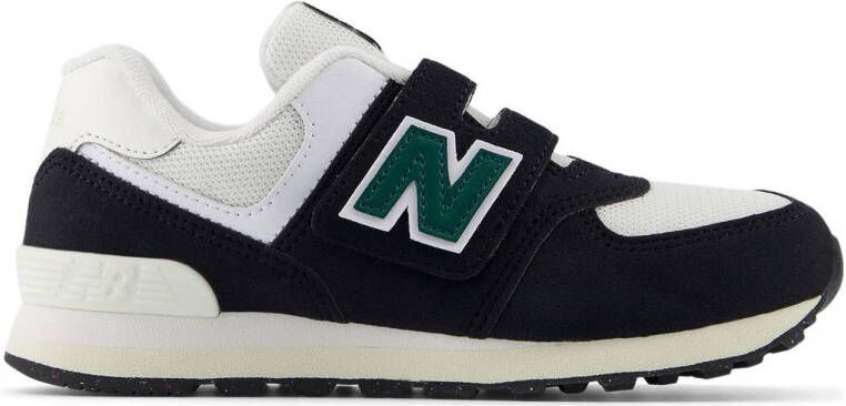 New Balance 574 sneakers zwart groen wit