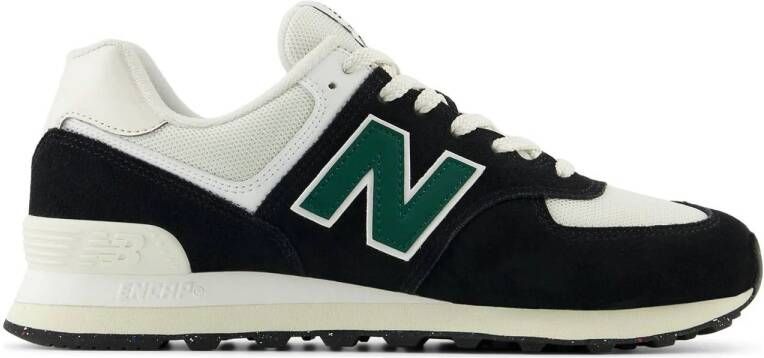 New Balance 574 sneakers zwart groen wit