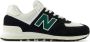 New Balance 574 sneakers zwart groen wit - Thumbnail 1