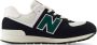 New Balance 574 sneakers zwart wit groen Suede Meerkleurig 36 - Thumbnail 1