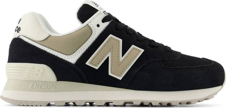 New Balance 574 sneakers zwart zand