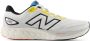 New Balance 680 V8 hardloopschoenen wit zwart geel - Thumbnail 1