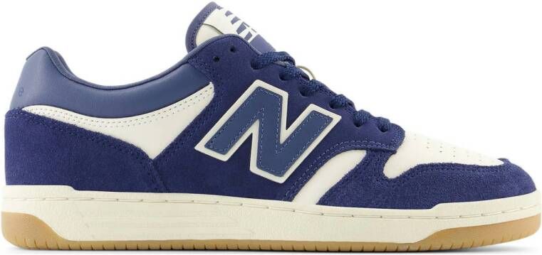 New Balance BB480 sneakers donkerblauw ecru