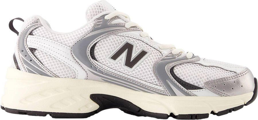 New Balance 530 Sneakers Zilver Synthetisch Textil