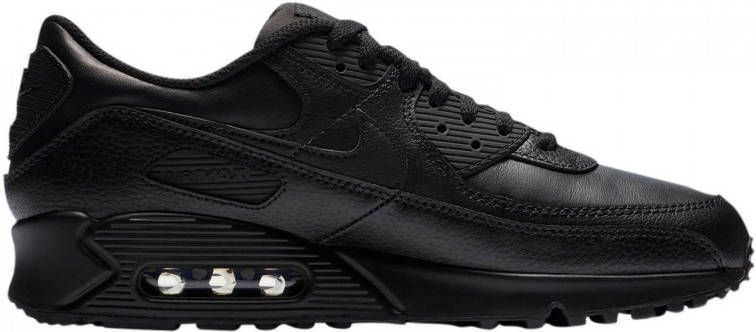 herstel dictator dump Nike Air Max 90 Leather Heren Sneakers Black Black-Black - Schoenen.nl