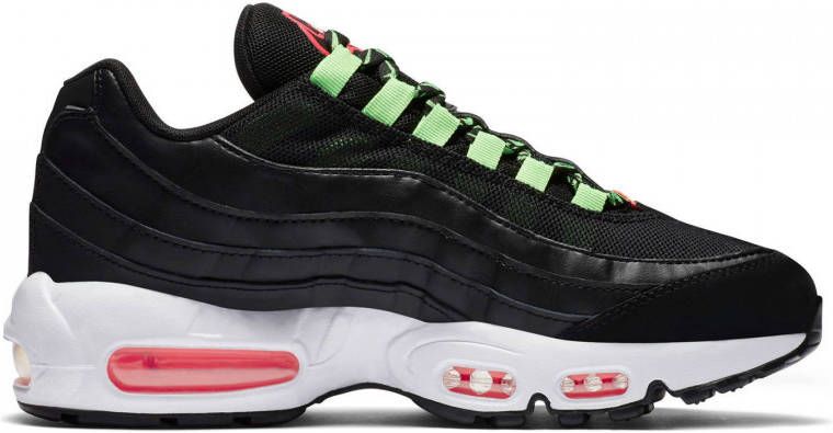 Nike Air Max 95 Sneakers Zwart Groen Schoenen