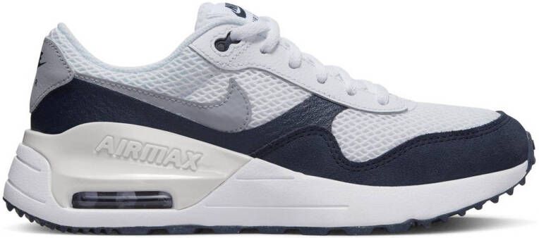 Nike Air Max Systm sneakers wit grijs donkerblauw