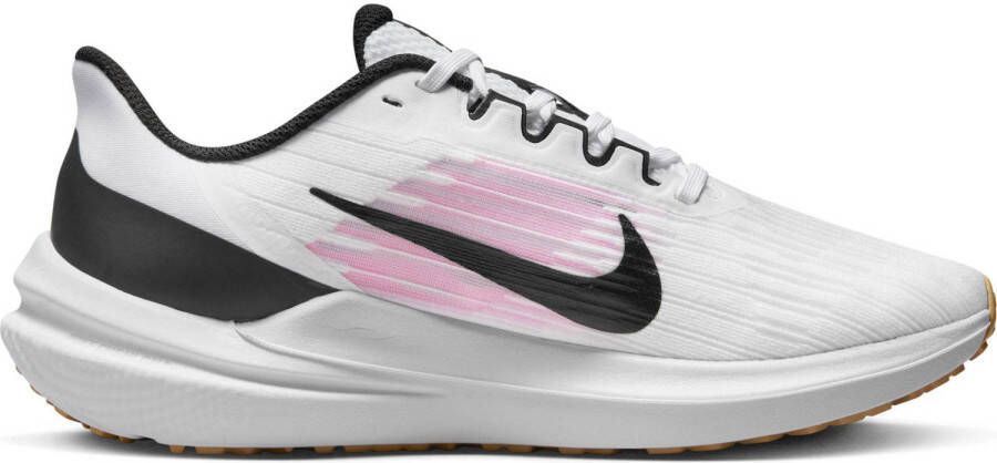 Nike Air Windflo 9 hardloopschoenen wit zwart roze