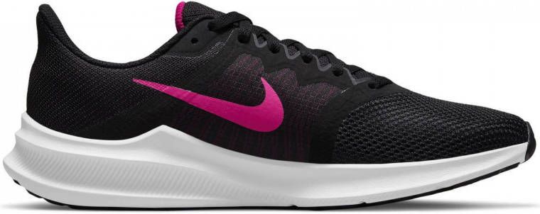 Nike Downshifter 11 hardloopschoenen zwart fuchsia grijs