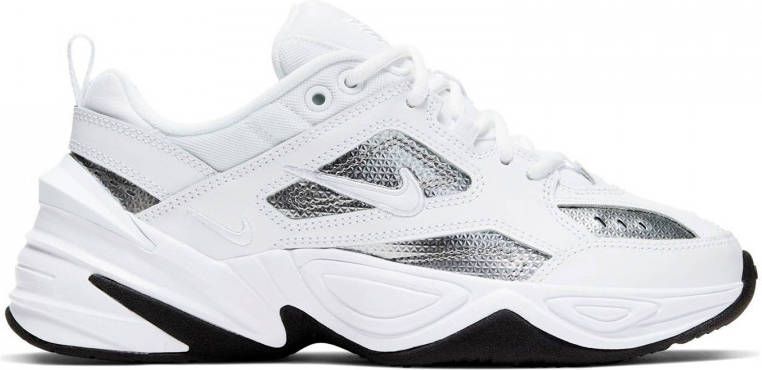 Nike M2K Tekno leren sneakers wit zilver