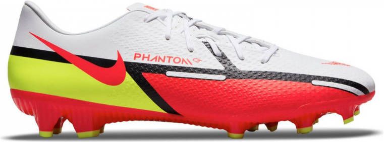 Nike Phantom GT2 Academy FG MG voetbalschoenen wit rood geel