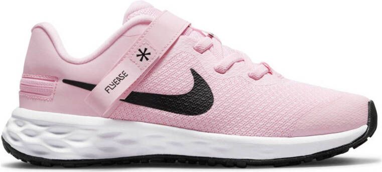 Nike Revolution 6 FlyEase Eenvoudig aan en uit te trekken kleuterschoenen Roze - Foto 1