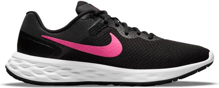 Nike Revolution 6 hardloopschoenen zwart fuchsia grijs