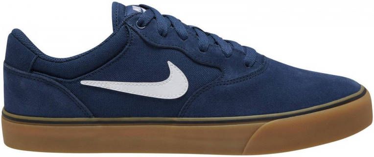 Nike SB Chron 2 Skateschoen Navy Navy Gum Light Brown White Heren