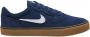 Nike SB Chron 2 Skateschoen Navy Navy Gum Light Brown White Heren - Thumbnail 1